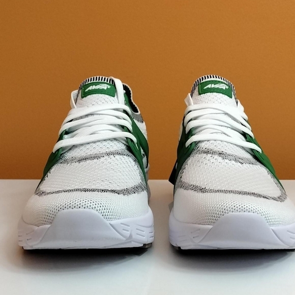 Avia Green and White Athletic Training Shoes - Picture 2 of 6